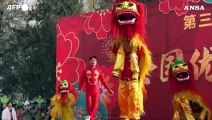Pechino, rituali e spettacoli agli eventi del Capodanno cinese