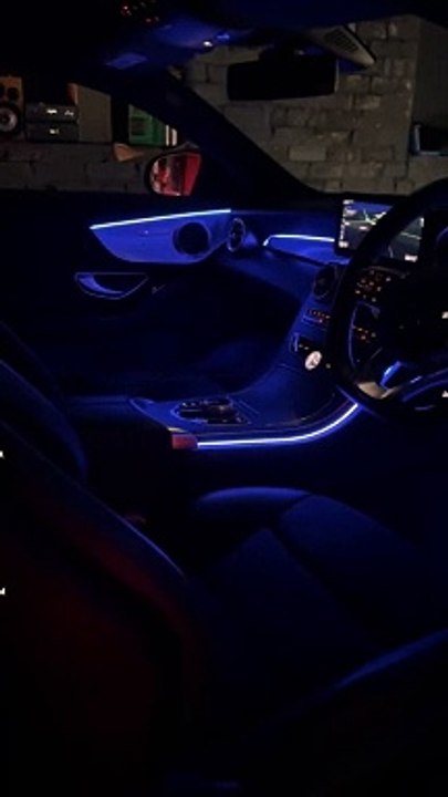 Mercedes C Class Coupe (w205) visited us for our LED Ambience package Work carried out - 1 x Dashboard Symphony LED Strips  2 x Centre Console Lights 2 x Door Symphony LED Strips 2 x Door Storage lights 2 x Doo