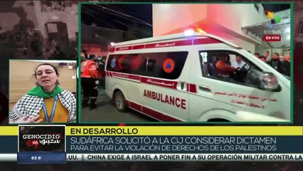 “Está muy claro que Israel está cometiendo un genocidio”