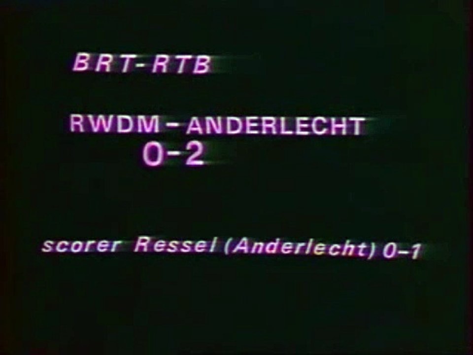 RWDM  - ANDERLECHT  -  1976  -