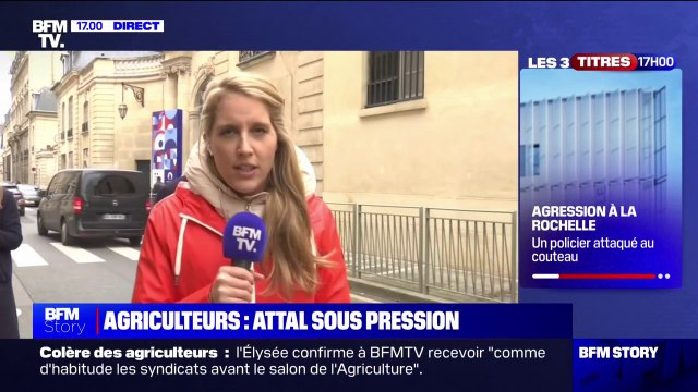 La FNSEA et les Jeunes Agriculteurs reçus par Gabriel Attal à Matignon