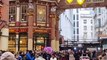 Leadenhall Market Pancake Day race saw London city workers flip pancakes on their lunch break