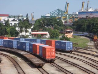 KTM Land And Train At Tanjong Pagar Railway Station