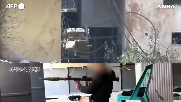 Gaza, Hamas pubblica video di combattimenti nella Striscia
