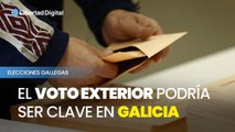 Los votos exterior podría ser clave en Galicia