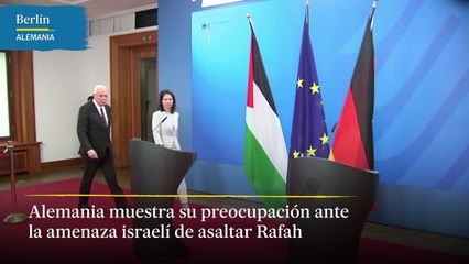 NO NO NO TAMPOCO Alemania muestra su preocupación ante la amenaza israelí de asaltar Rafah