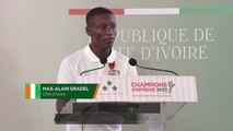 Côte d'Ivoire - Lés Éléphants décorés et primés par le président de la République