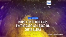 Muro com 11 mil anos encontrado no Báltico pode ser a mais antiga construção do Homem na Europa