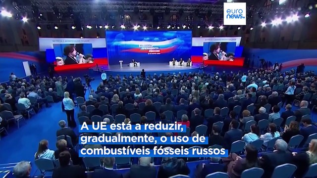 Putin acelerou a transição ecológica na UE, diz Ursula von der Leyen