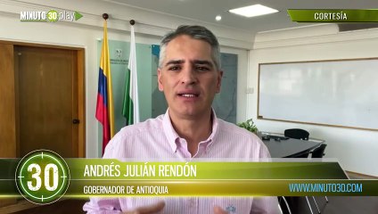 Gobernador de Antioquia vuelve a insistir en que el Gobierno le da la espalda al Departamento