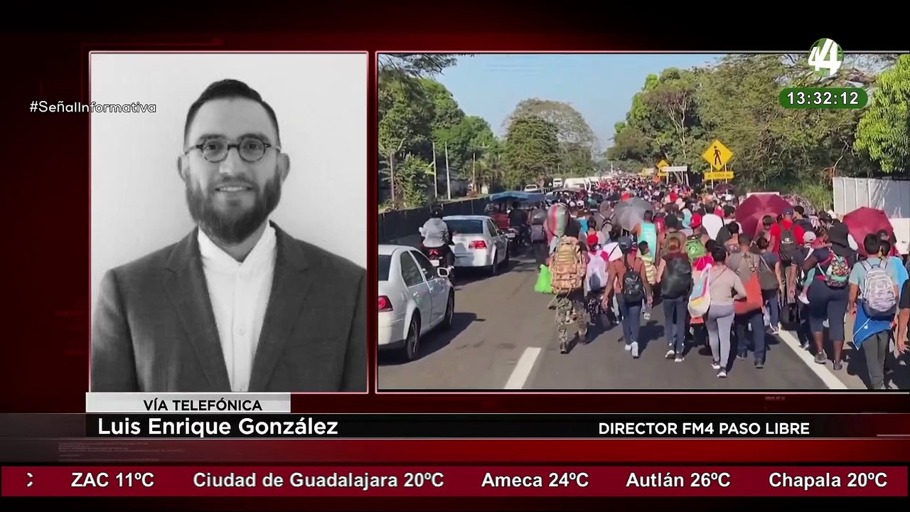 Luis Enrique González explica la situación que viven personas migrantes que llegaron a Jalisco