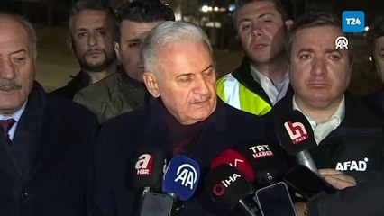 Maden ocağına giden Binali Yıldırım'dan "siyanür" açıklaması