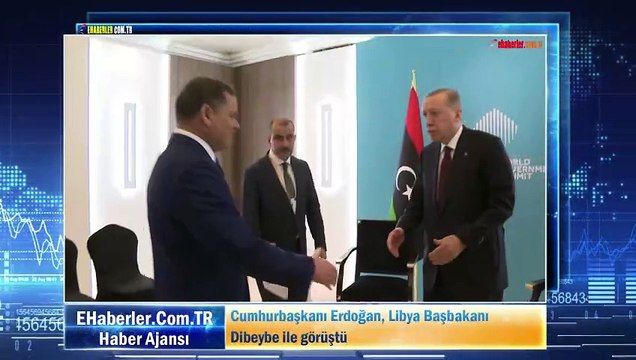 Cumhurbaşkanı Erdoğan, Libya Başbakanı Dibeybe ile görüştü