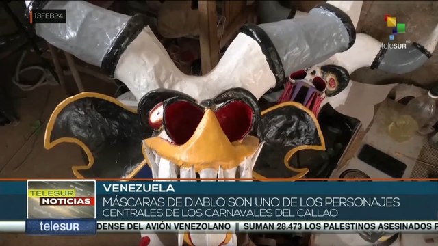 Venezuela: Máscaras de diablo son uno de los personajes centrales de los carnavales del Callao