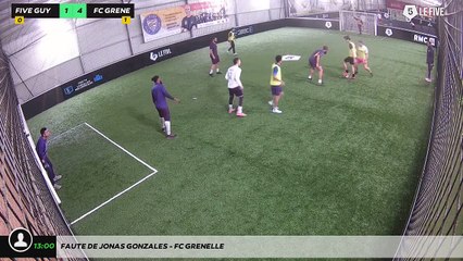 Faute de Jonas Gonzales - FC Grenelle