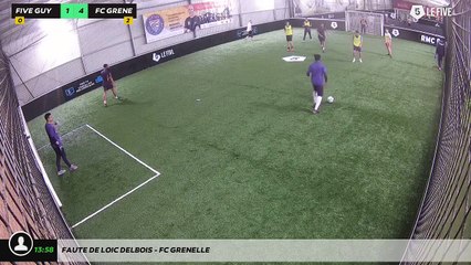 Faute de Loic Delbois - FC Grenelle