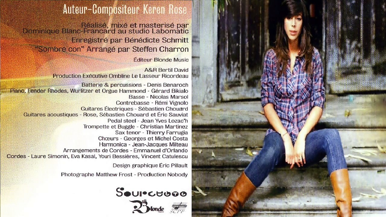 ROSE — “L'acide” ● CD Album : ROSE ● (avec les paroles écrites) – (Lyrics)