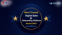 Most Trusted Digital Sales and Onboarding Platform Award