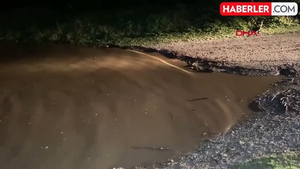 Çanakkale'de Karamenderes Çayı taştı