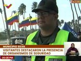Falcón | Temporadistas agradecen al Gobierno Regional por el despliegue de seguridad Carnavales 2024