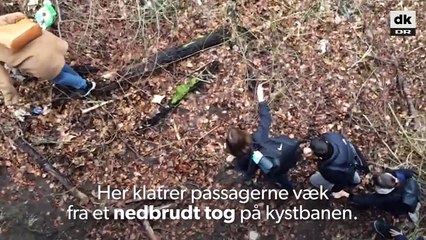 Travle togpendlere gik langs skinnerne |2017| DR