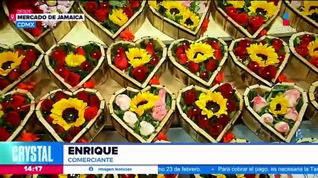 14 de febrero: Así el precio de los arreglos florales en el Mercado de Jamaica