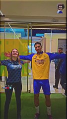 مشجعة تطلب من بلينجهام الاحتفال بهذة الطريقه دي ومش بيتردد