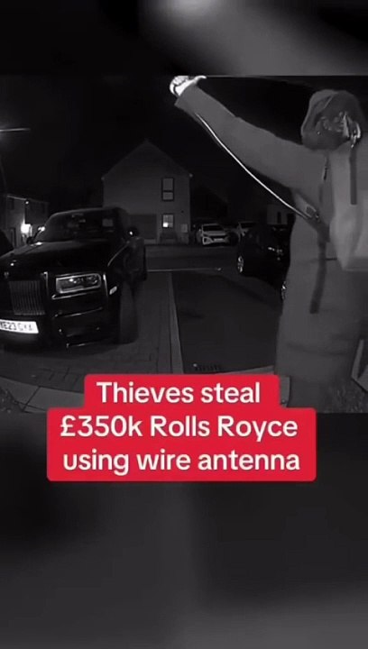 levam Rolls Royce de 400 mil euros em segundos