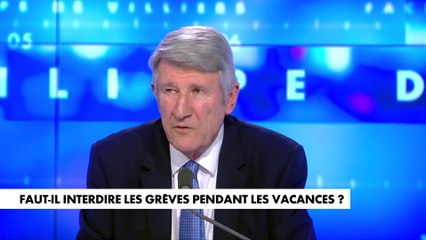 Philippe de Villiers : «Quand vous avez un service public en situation de monopole, il faut interdire les grèves tout court»