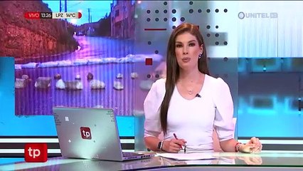 Las lluvias causan inestabilidad de la vía en bajo Pura Pura, en La Paz