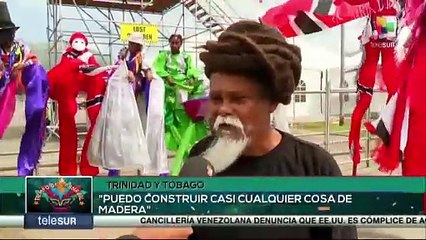 Competencia de disfraces en el carnaval de Trinidad y Tobago