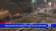 Huachipa: Preocupación por aumento de nivel de río Huaycoloro