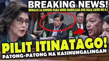 Dahil nabuking! pera ibinalik sa donors para hindi mabulgar ang tunay na nasa likod ng P.I