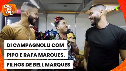 Carnaval 2024: Di Campagnolli invade camarim de Rafa e Pipo
