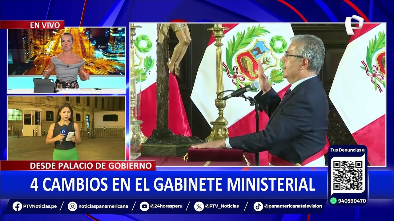 Dina Boluarte tomó juramento a nuevos ministros de Economía, Defensa, Ambiente y Energía y Minas