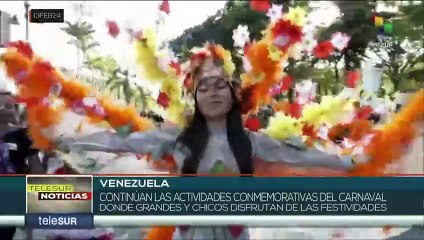 Venezuela: Continúan actividades del carnaval