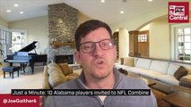 Just a Minute: 10 Alabama players invited to NFL Combine