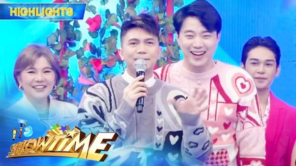 Vhong notices the "twinning" outfits he and Ryan are wearing | It’s Showtime