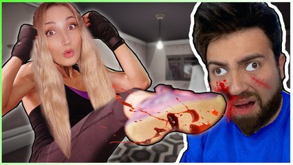 KÜBRA NİSA BANA TEKME ATTI  ( ÇOK PİS DAYAK ATTIK ) | ANGRY FOOT [ KIZGIN TEKMECİ ]