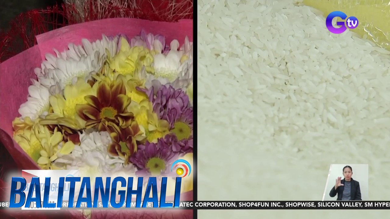 Opisyal ng Dept. of Agriculture: Bigas imbes na bulaklak ang ipanregalo ngayong Valentine's Day; ilang Pinoy, sang-ayon | BT