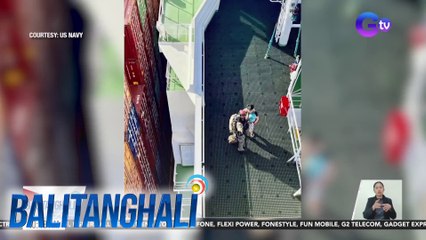 Pinoy seaman na hinihinalang na-stroke habang nasa dagat sa Saipan, sinagip para dalhin sa ospital | BT