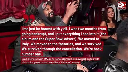 Kanye West's Near-Bankruptcy Experience.