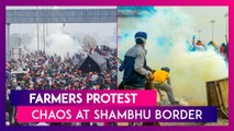 Farmers Protest: Haryana Police Detain Protesting Farmers At Shambhu Border As They Break Barricades
