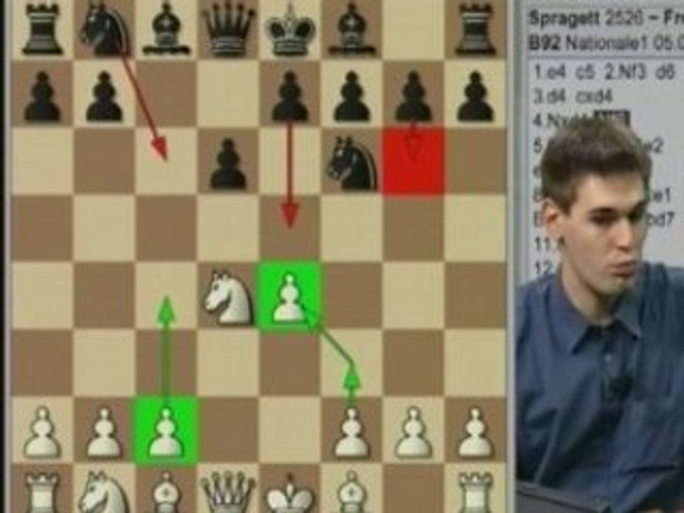 Spraggett vs Fressinet, Wijk aan Zee