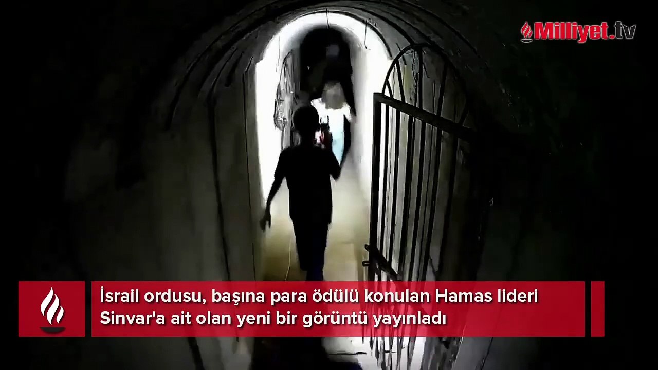 Görüntü paylaştılar! Yahya Sinvar Beni Süheyla kasabasının altındaki tünelde