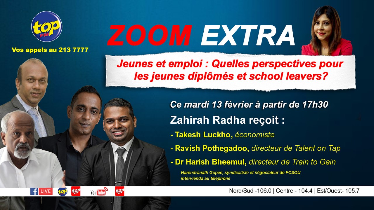 Zoom Extra : Jeunes et emploi : Quelles perspectives pour les jeunes diplômés et school leavers?