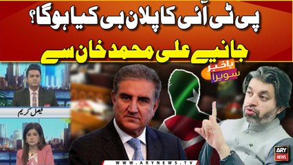 PTI ka plan B kya hoga? janiye Ali Muhammad Khan se