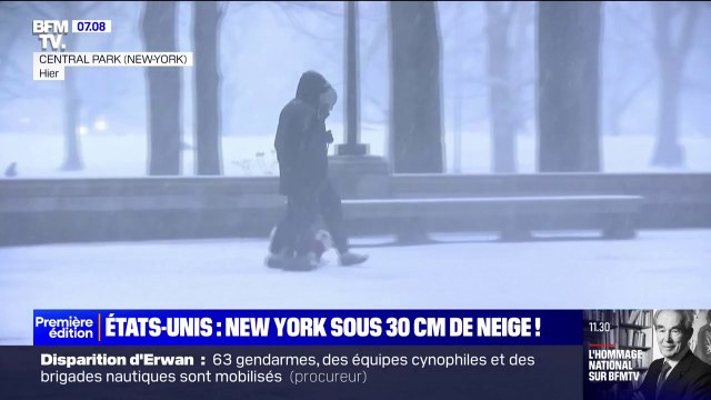 Vols annulés, écoles fermées... New York et le nord-est des États-Unis paralysés sous 30 cm de neige