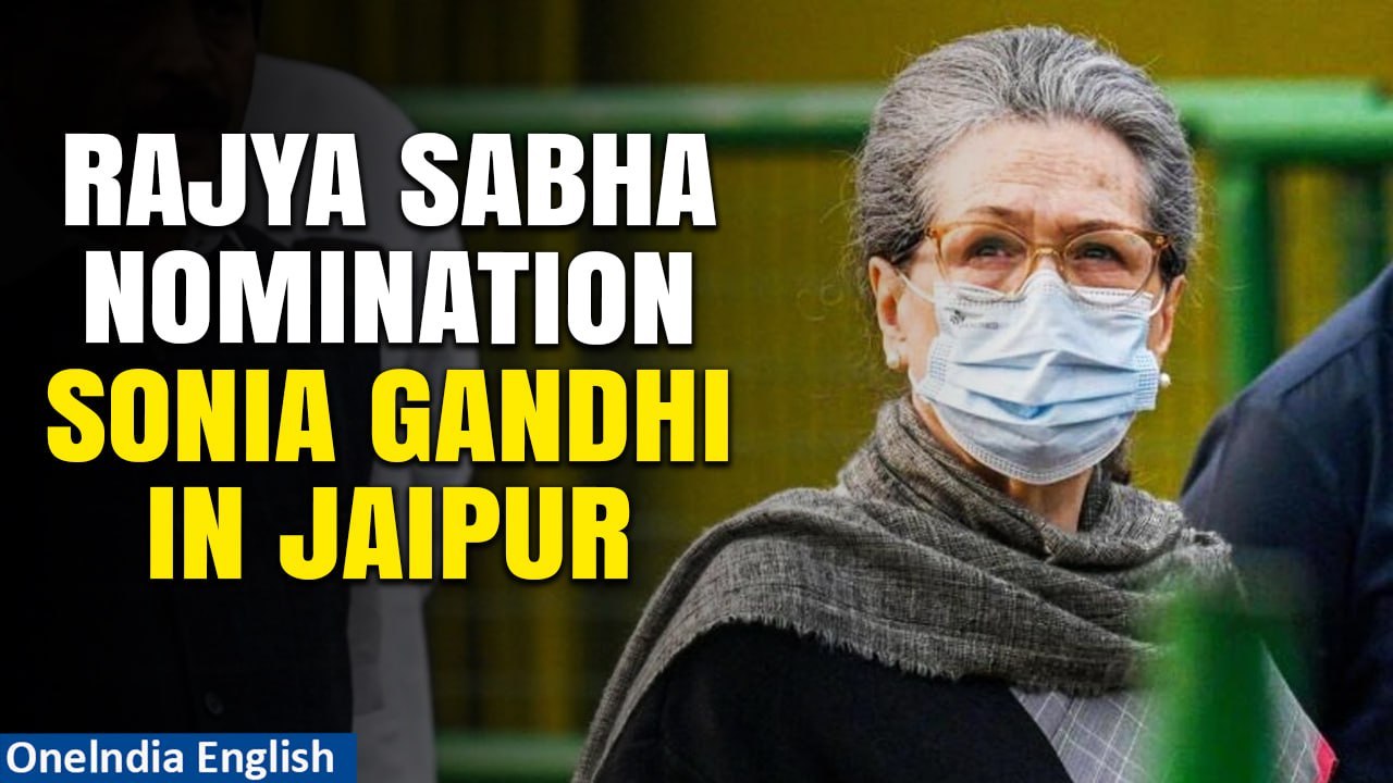 Sonia Gandhi In Jaipur To File Nomination For R...