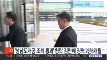 '성남도개공 조례 통과' 청탁 김만배 징역 2년6개월…구속은 면해